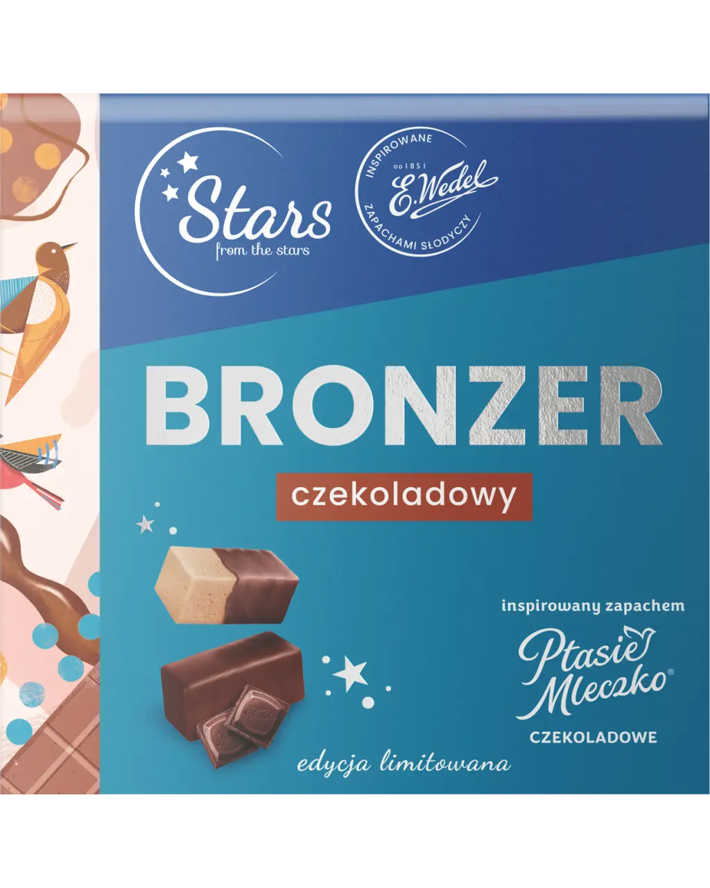 Tryfonkowy zestaw STARS from the stars & WEDEL, pędzelek do makijażu i bilet na pokaz makijażu