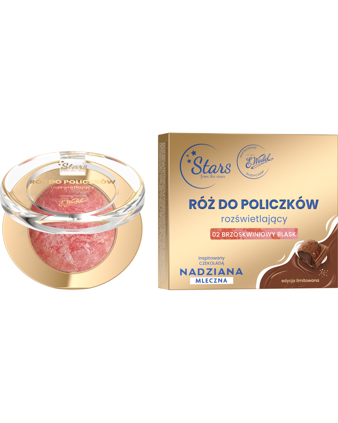 Stars from the stars WEDEL NADZIANA Róż rozświetlający