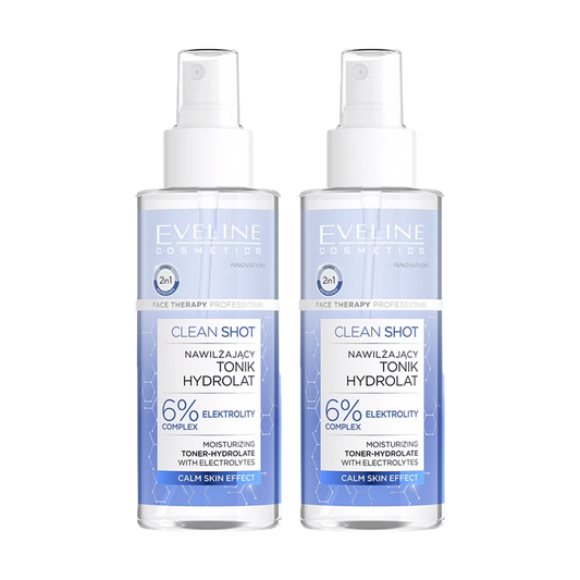 EVELINE tonik-hydrolat - zestaw 2 szt. Professional Clean Shot