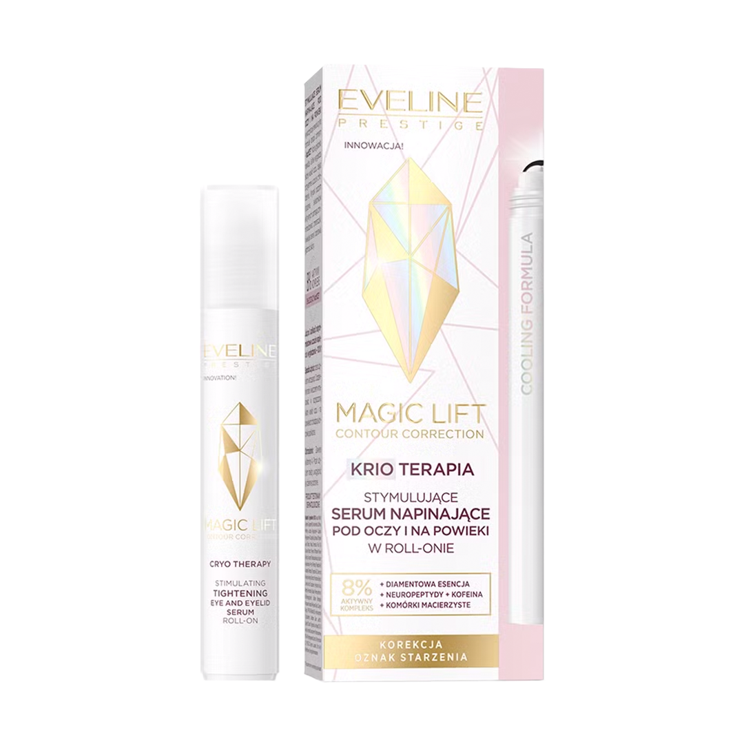 EVELINE Magic Lift stymulujące serum napinające pod oczy i na powieki w roll-on