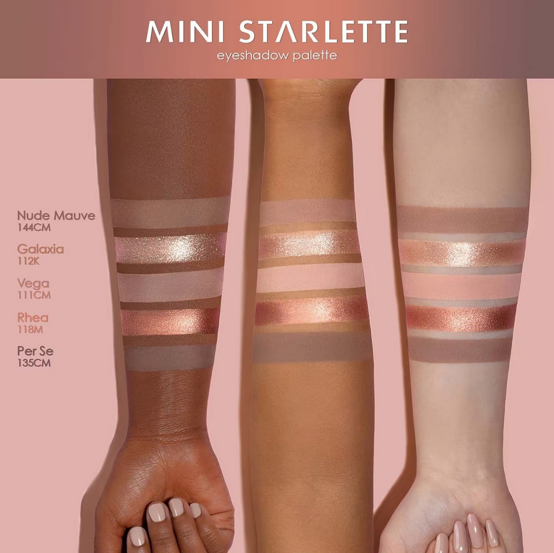 NATASHA DENONA Mini Starlette Palette - Paleta cieni do powiek